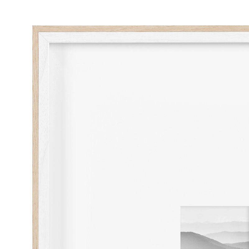 Ensemble de trois cadres photo, Naturel, L 16 po x H 20 po
