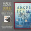«Underwater Alphabet», reproduction encadrée - bois massif-2843904-2843919