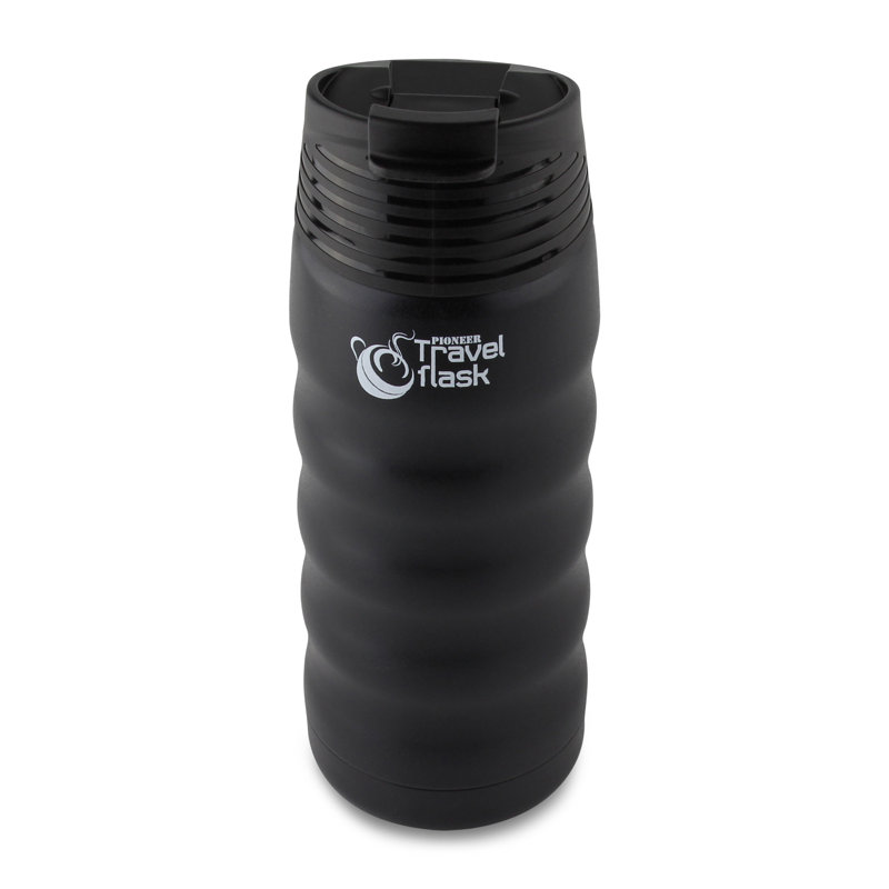 Pioneer Stainless Steel Travel Mug, Black