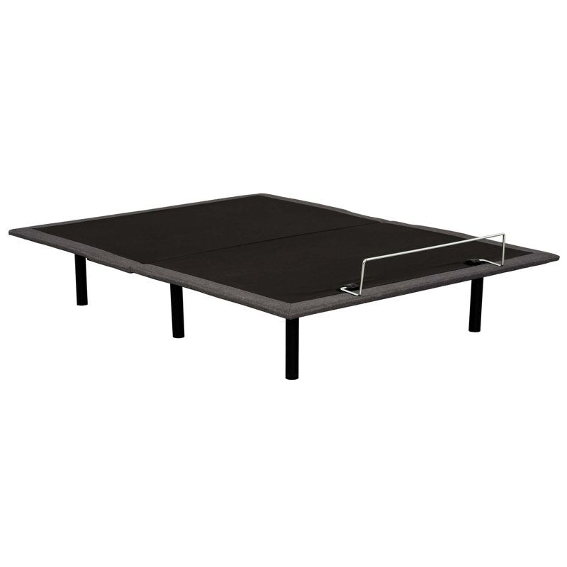 Modern Adjustable Metal Bed Base With Wired Remote Control, Twin XL