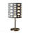 30"H Grey/White Retro Table Lamp