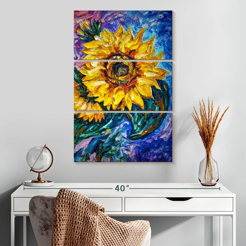 Harnek That Sunflower, H 32 po x l 20 po
