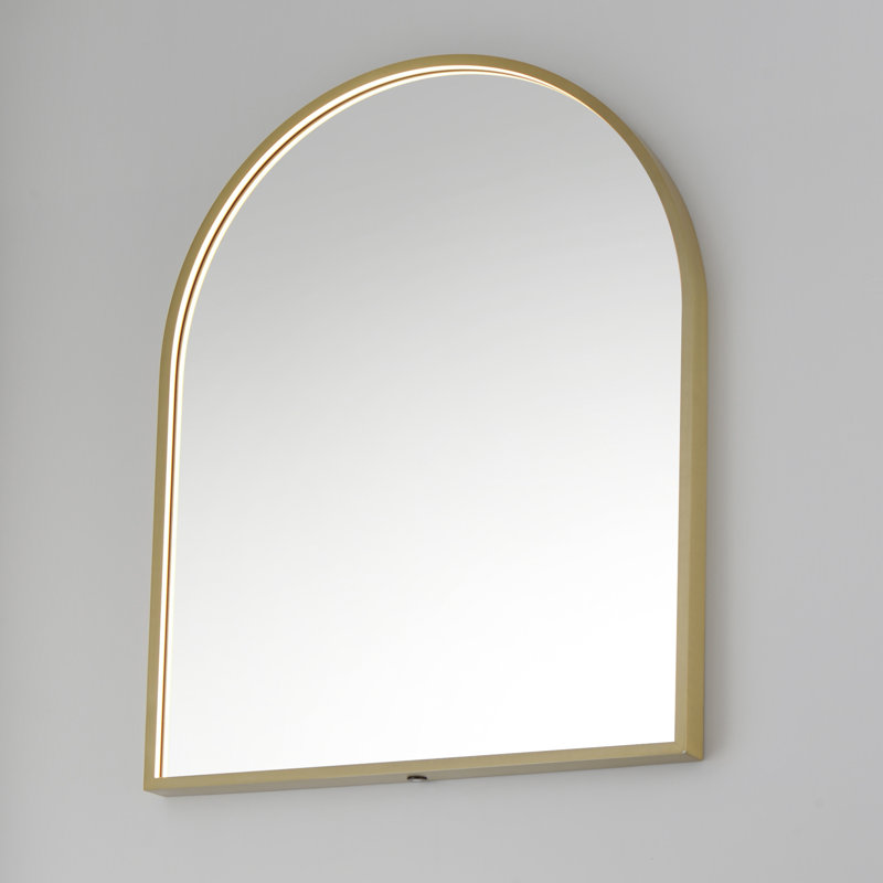 Elisse-LED Mirror, Gold