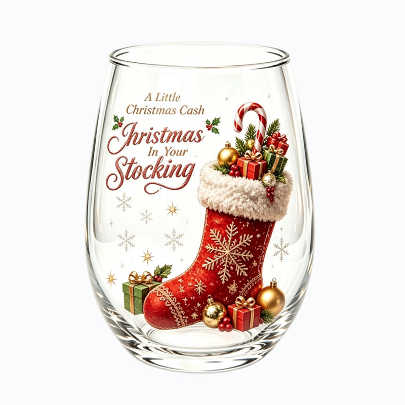 Décoration de Noël - Coquetier classique à motif de Noël, imprimé recto verso, idéal pour la maison, la cuisine, la table, les fêtes, les repas de tous les jours et les cadeaux.