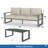 2-Piece 3-Seat Outdoor Sofa Couch Set-490518297