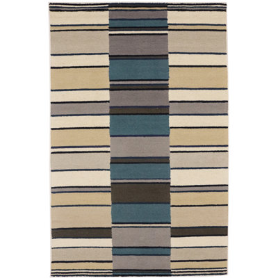 Performance Wool Striped Indoor Rug