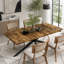 Table de salle à manger extensible rétro avec boîte de rangement-1967832972