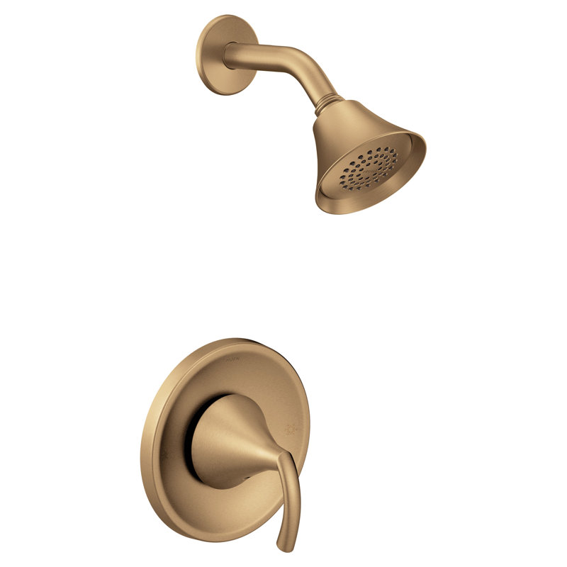 Ensemble de garniture de robinet de douche à une poignée et à une poignée de douche Eco-Performance Moen Glyde (valve vendue séparément)