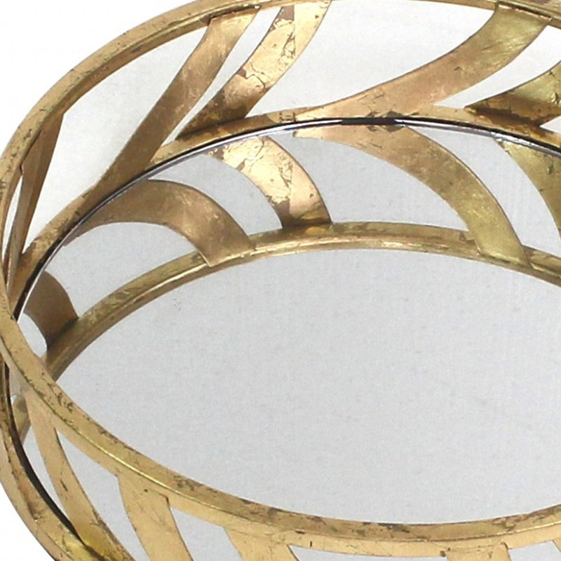 Criswell Metal Tray, Gold