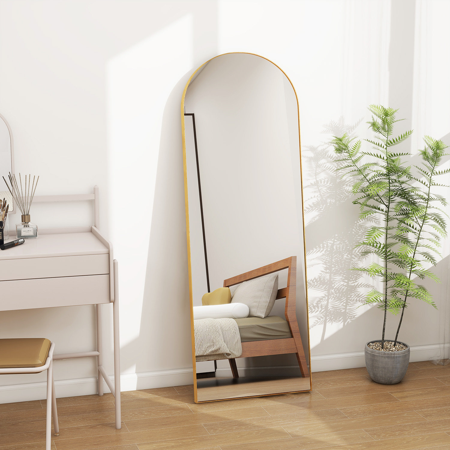 Ebern Designs Full Length Mirror Full Body Floor Mirror Standing