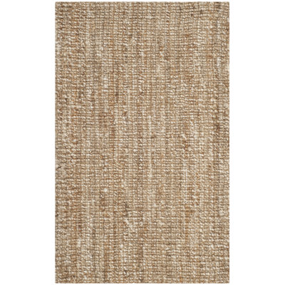 Alda Natural Ivory Hand-Woven Jute Rug