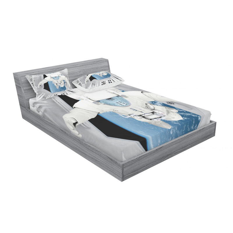 Microfiber Sheet Set, Queen Sheet Set with Fitted Sheet
