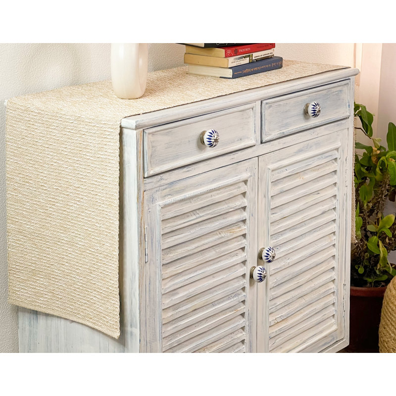 HONEYCOMB TABLE RUNNER, Beige