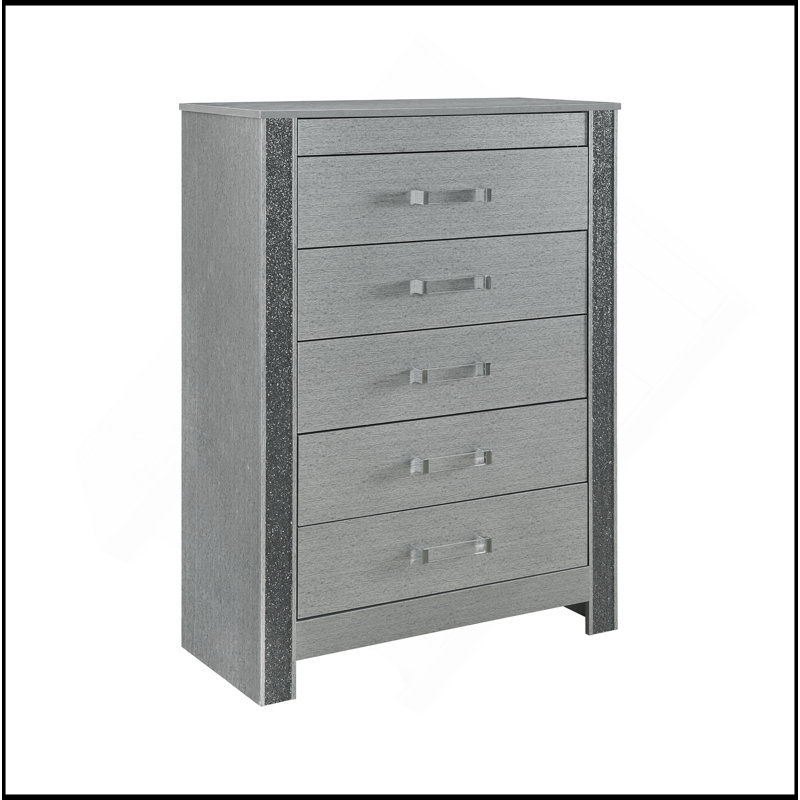 Commode argent Lorenzo