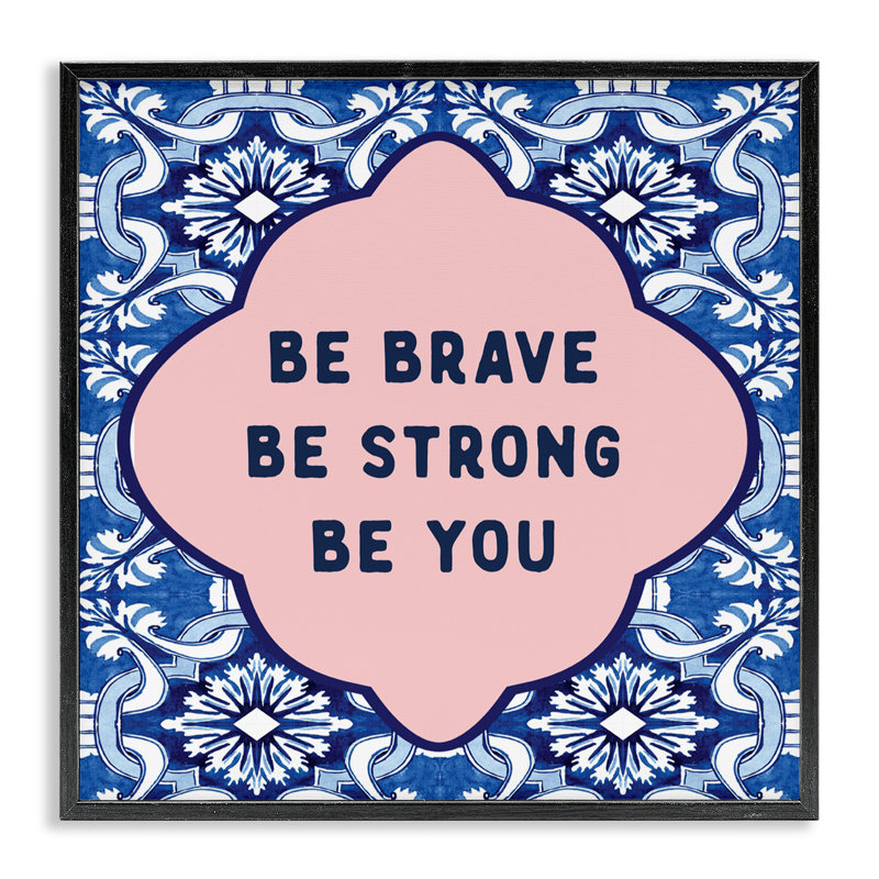 Estampe numérique Be You on Boho, Giclée encadrée noir minuit, H 12 po x l 12 po