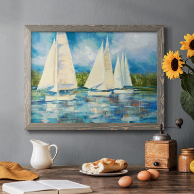 Voile transparente encadrée sur toile