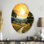 Xzavier - Art mural asymétrique en forme de poire Vangogh