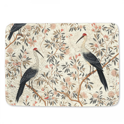 Tapis de bain en microfibre / microsuède