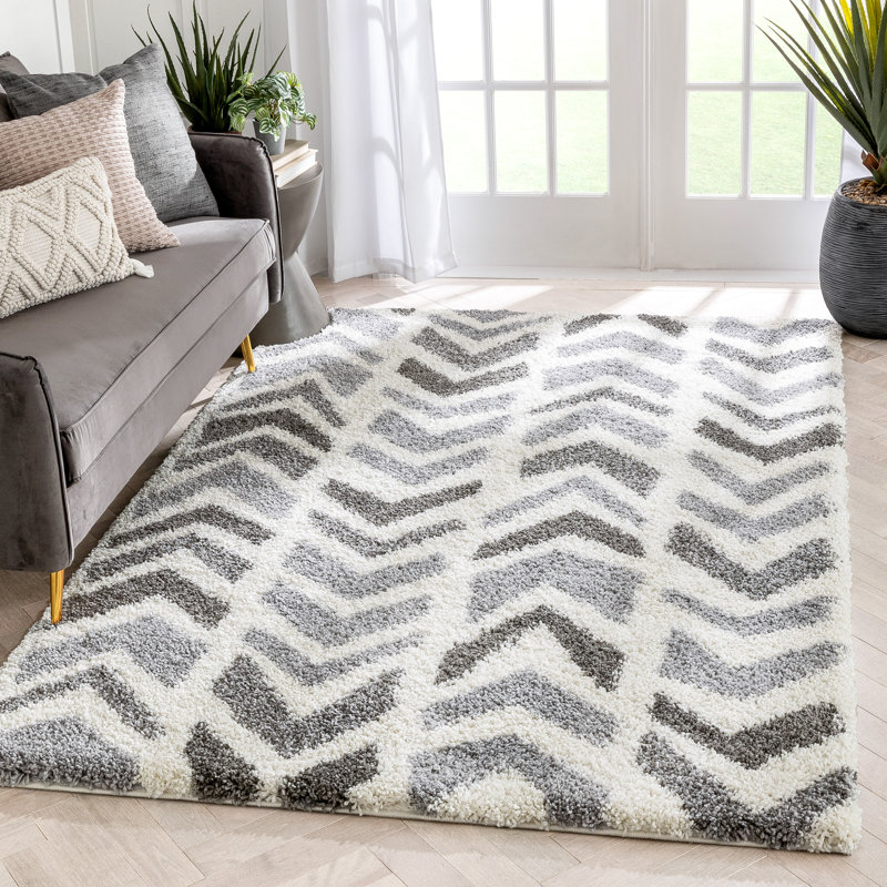 Arden Power Loom Black/Grey Rug, Rectangle 160 x 220cm