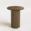 Ensemble de 2 tables d'appoint rondes en bois-2146255807