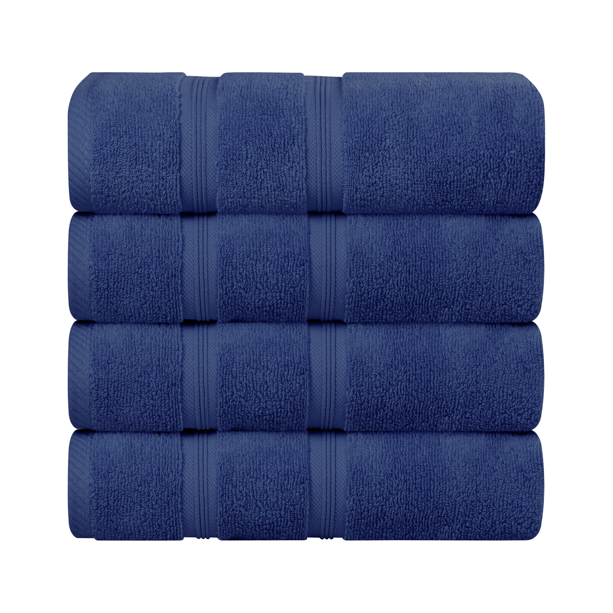Selda Smart Dry Cotton Bath Towel, Navy Blue