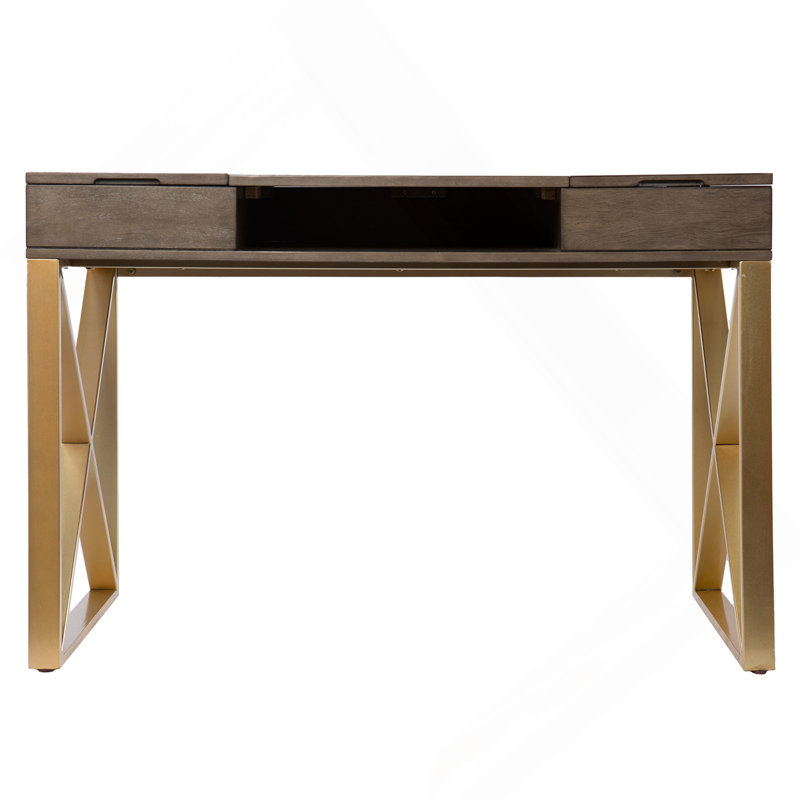 Bureau à deux tons avec rangement