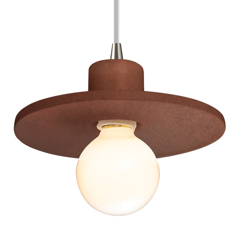 Leni - Light Single Pendant, Antique Copper, Brushed Nickel