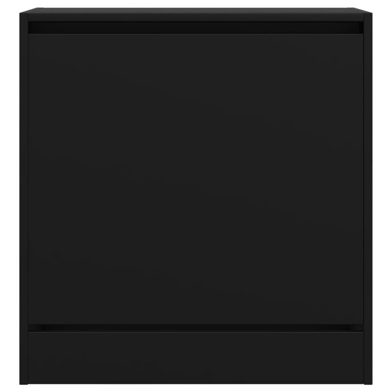 3 Pair Shoe Storage Cabinet, Black