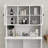 Laundry Cabinet With Painting - White And Attractive Adjustable Shelves For Space Optimization-1239841368