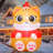 Christmas Inflatable 6 FT Sitting Christmas Cat Inflatables Christmas Cat Blow Up with Built-in LEDs