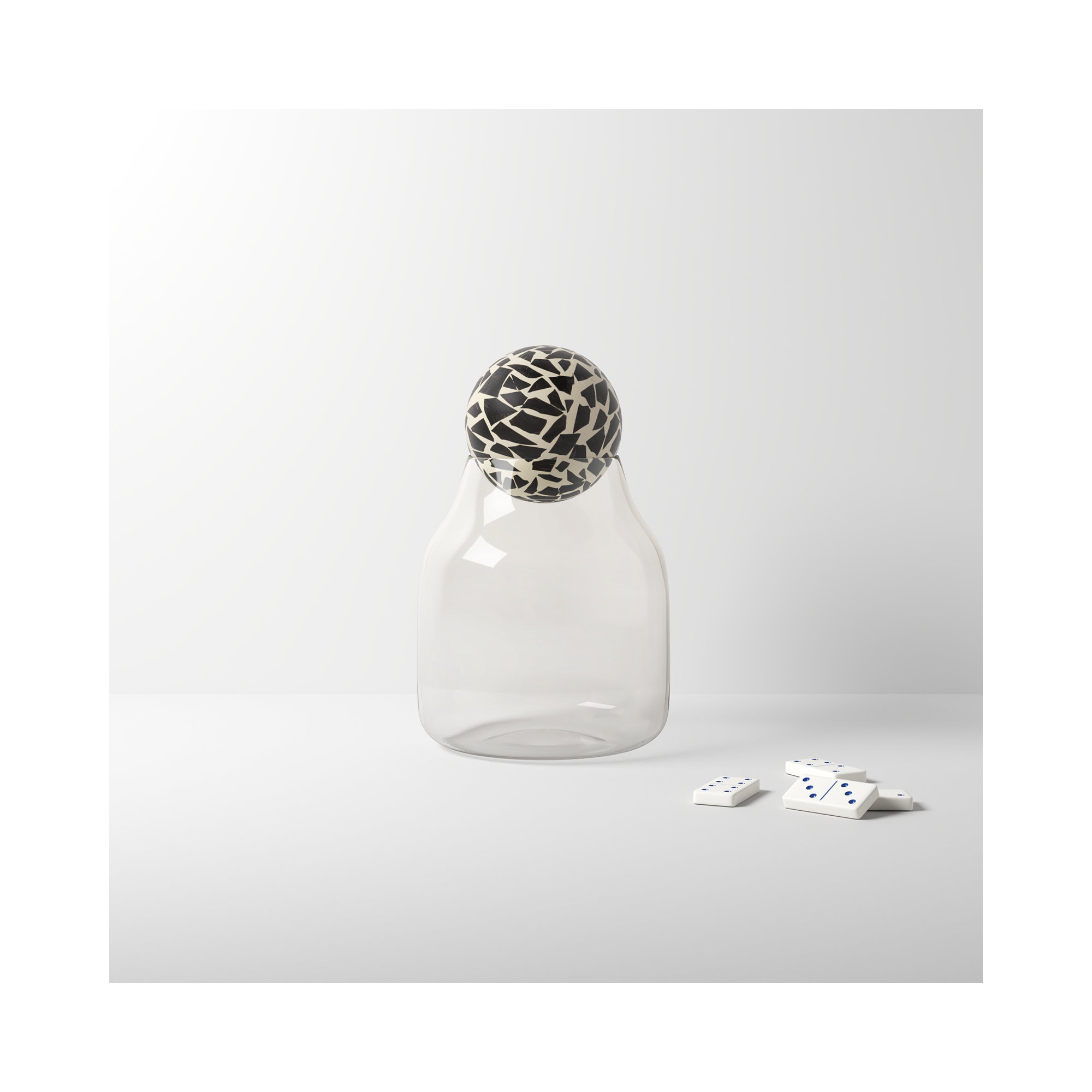 Alyssa Glass Terrarium, 10" H x 6.50" W x 6.50" D