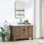 Ensemble de meuble-lavabo simple avec miroir Javier-1168159673