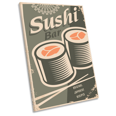 Sushi Bar Kitchen - Wrapped Canvas Print