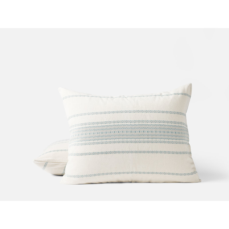 Rippled Sham, Standard, Undyed/Surf
