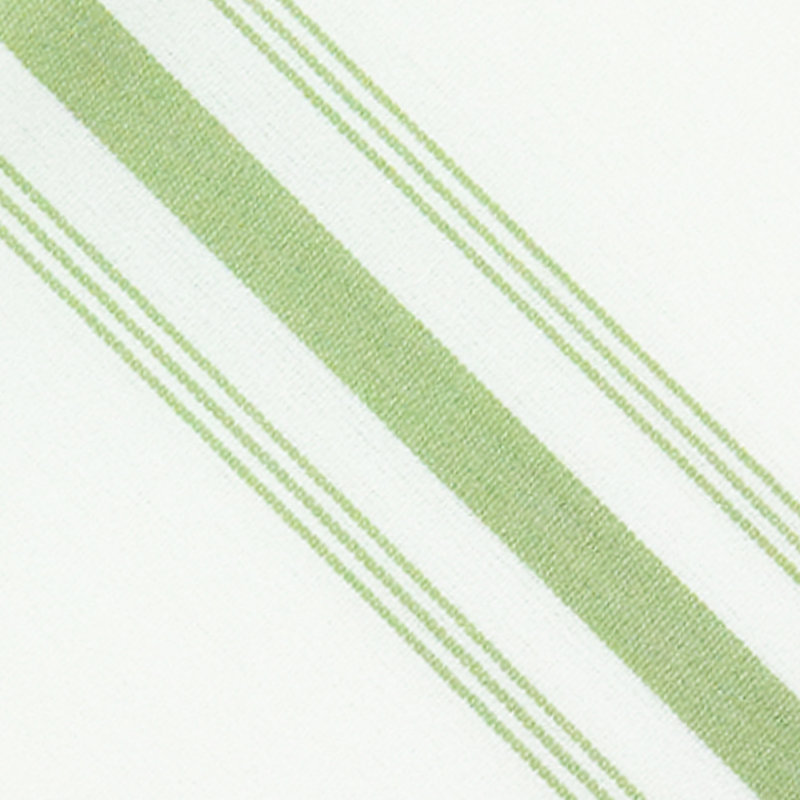 Polyester Striped Rectangle Napkin, Green