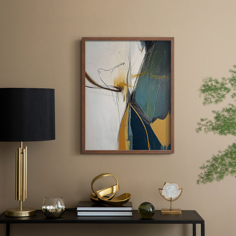 «ABSTRACT Series DCxxiv», H 11 po x l 9 po, Noyer