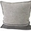 Housse de coussin gris clair et foncé