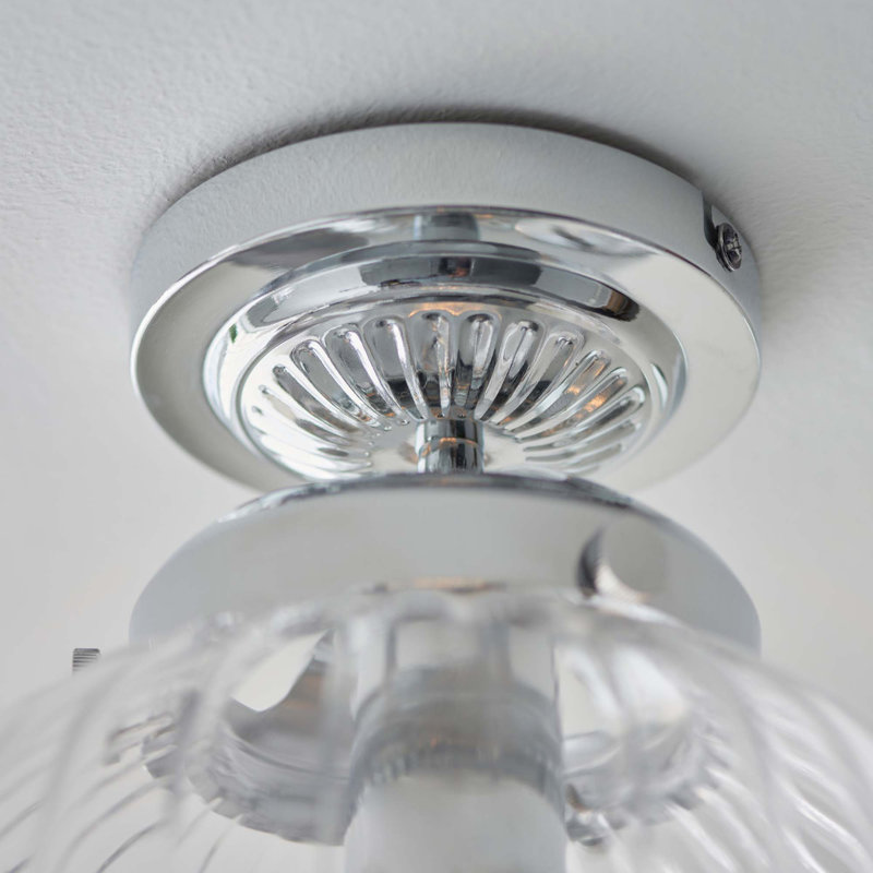 Abington Glass Semi Flush Mount