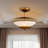 3 LIGHT SEMI FLUSH
