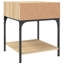 Elsaid 40cm W Iron Bedside Table-749494354