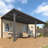 Hardtop Gazebo With Galvanized Steel Sloping Roof-124065810