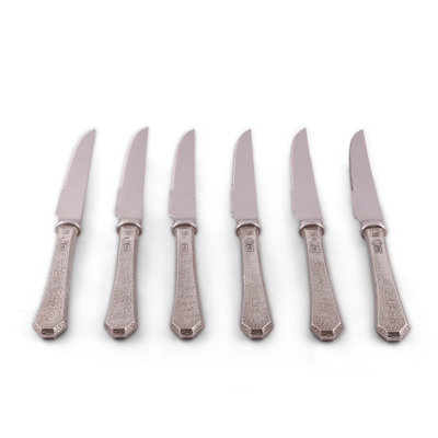 Vagabond House Arche of Bees 6 Piece Steak Knife Set