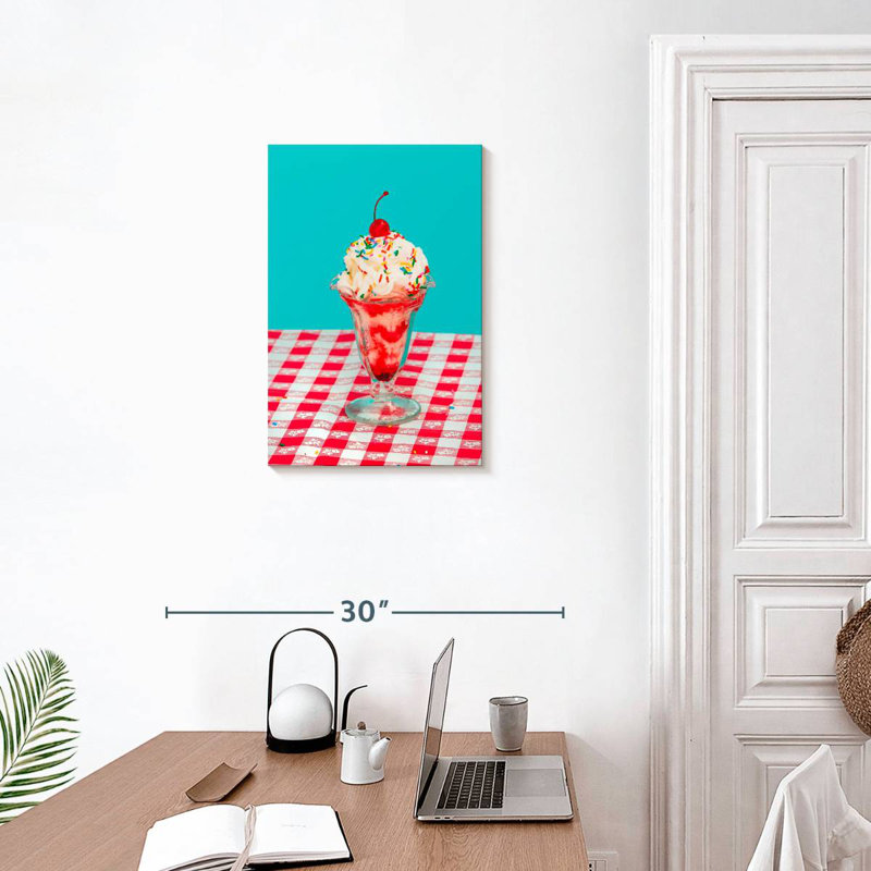 Yarlin Ice Cream Sundae, 24" H x 16" W