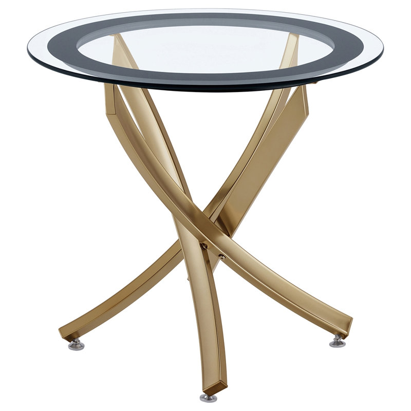 Table de bout Connors, Laiton brossé