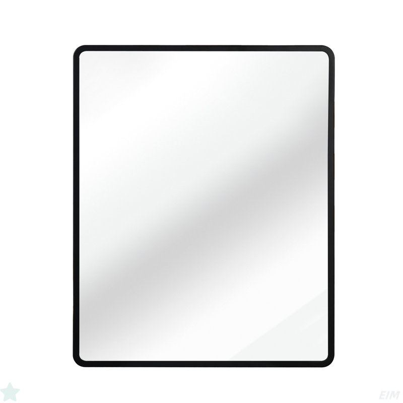 Armoire à miroir murale encastrée en métal, H 5,15 po x l 30,03 po x P 23,97 po