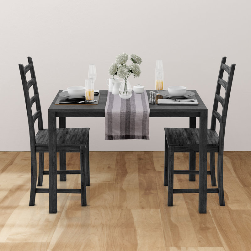Navaneeth Rectangle Striped Cotton Table Runner, Brown