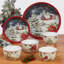 Ensemble de 4 assiettes à dessert Silent Night