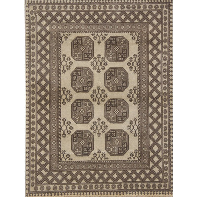 Ahjanay Rectangle 155 cm x 194 cm Geometric Hand Woven Area Rug