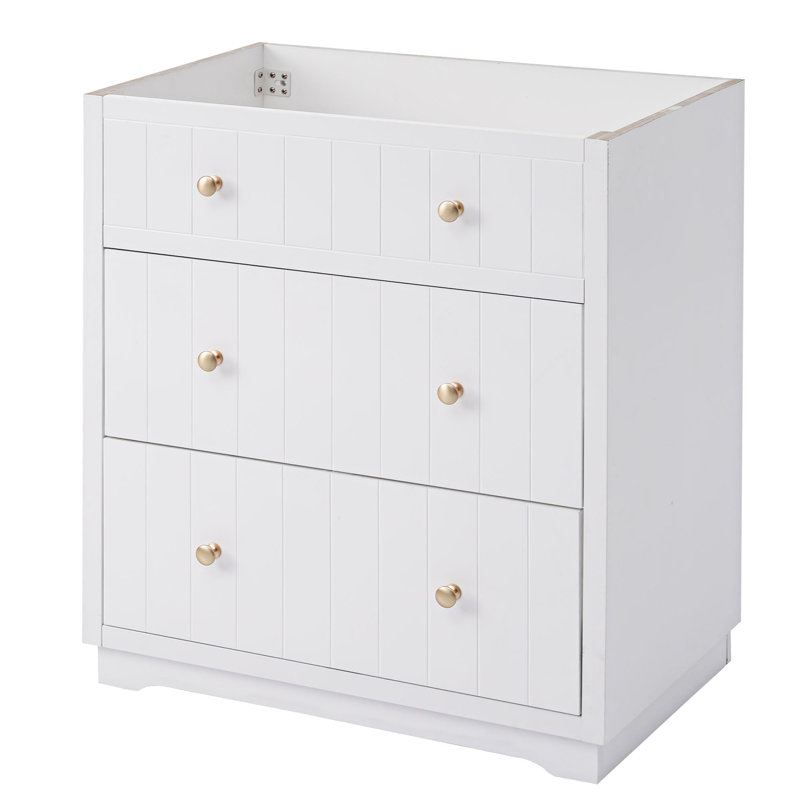 Base de meuble-lavabo avec deux tiroirs