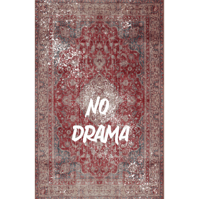 Tapis rouge Claret, Rectangle 5 pi x 8 pi 3 po